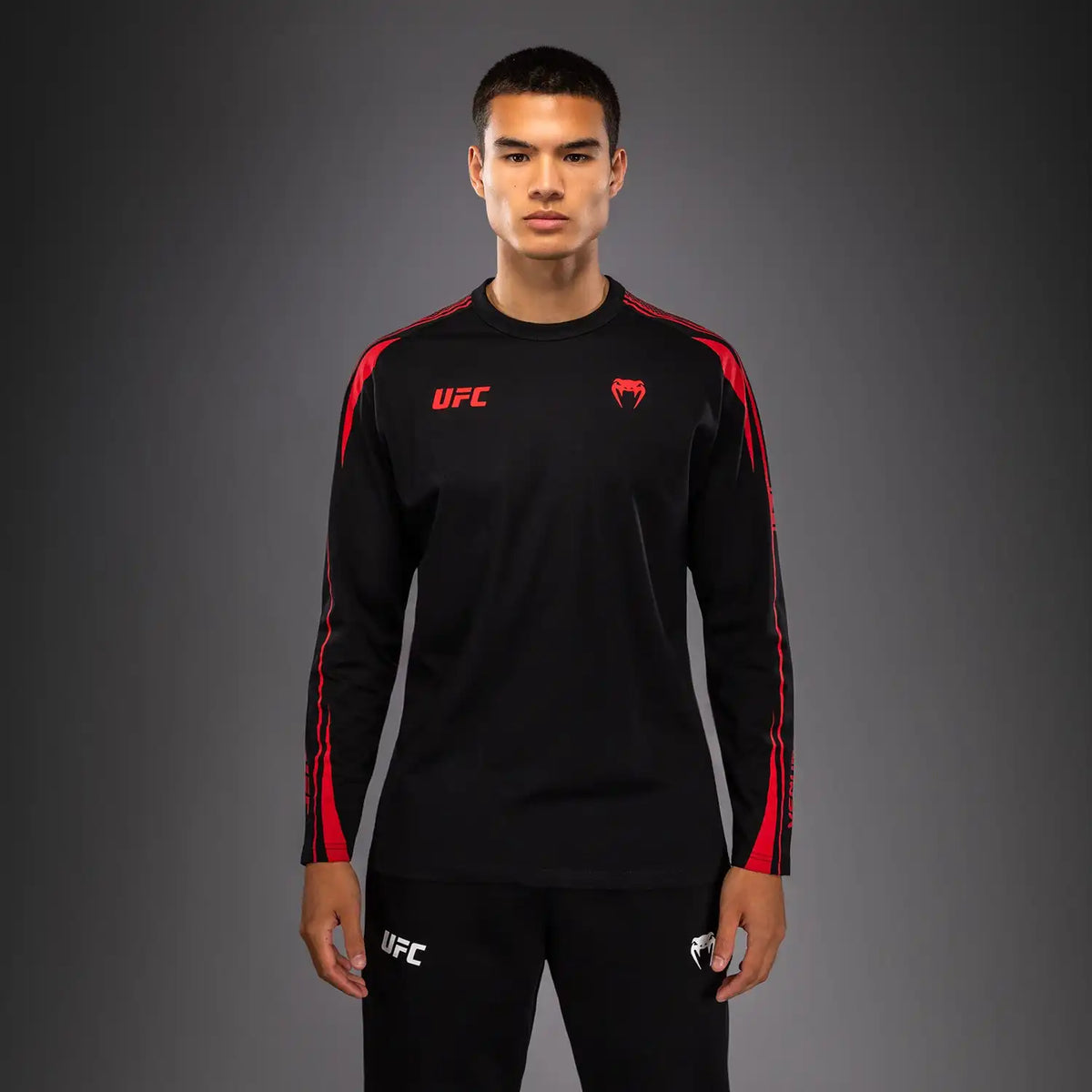 Venum UFC Unity by Venum Authentic Fight Week Men's Long Sleeve T-Shirt - Black