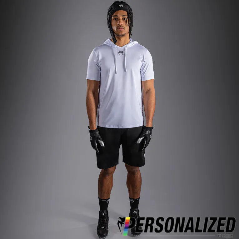 Venum Elite Personalized Short Sleeve Dry-Tech Hoodie - White