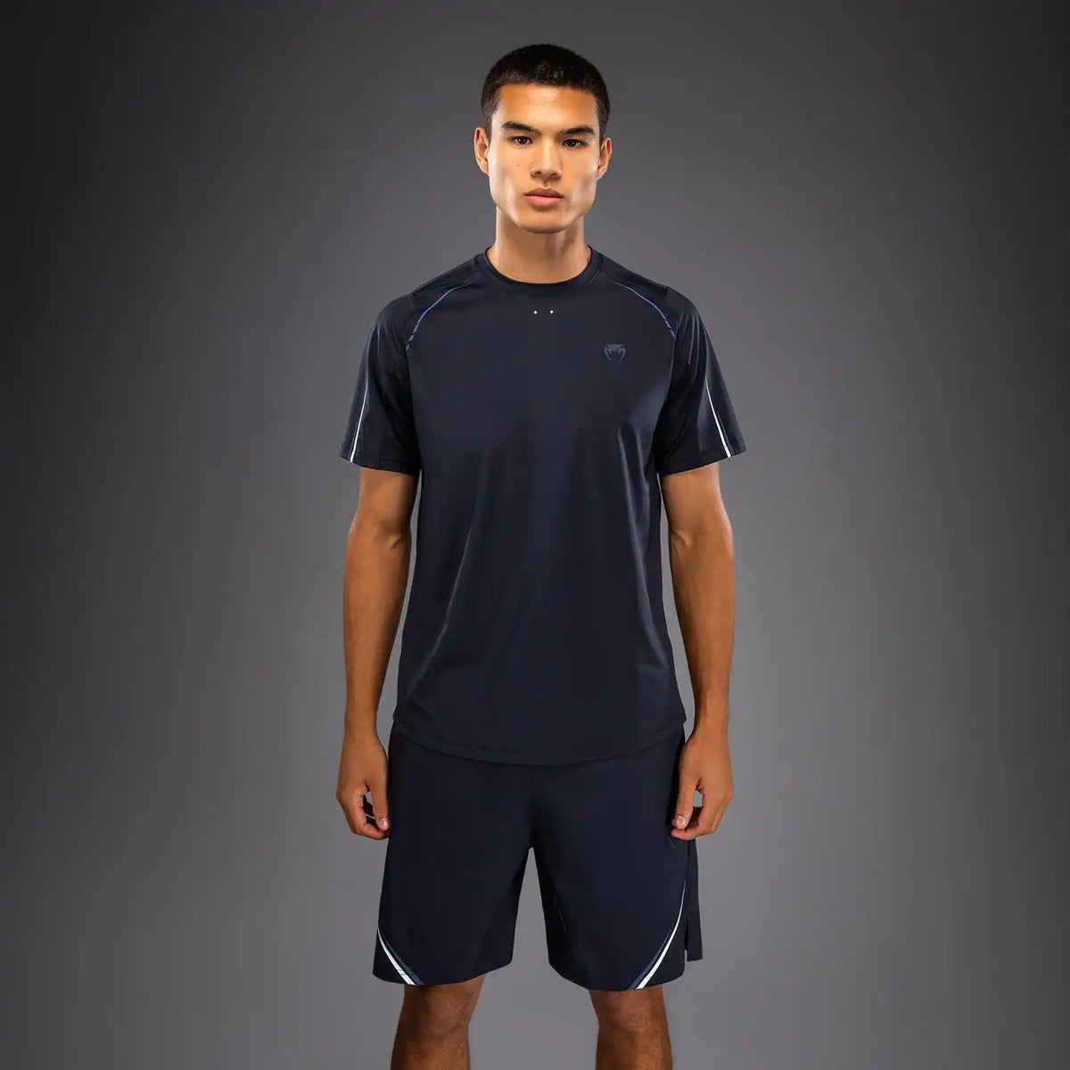 Venum G-Core Dry Tech T-Shirt - Navy Blue/White