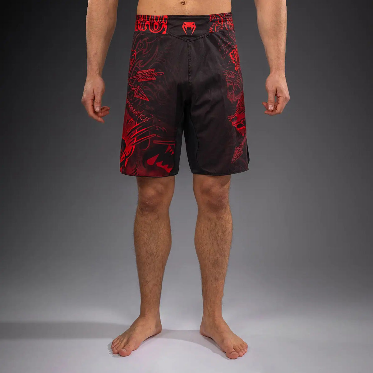 Venum Wolf Atak Fightshorts - Black/Red