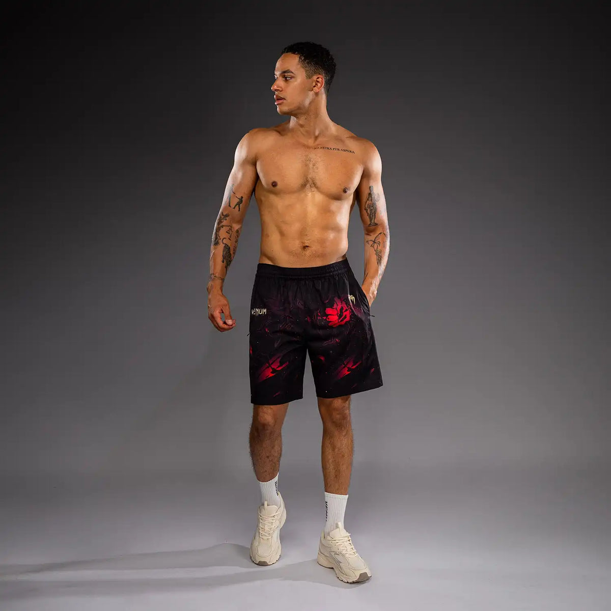 Jujutsu Kaisen x Venum Itadori Training Shorts - Black/Red
