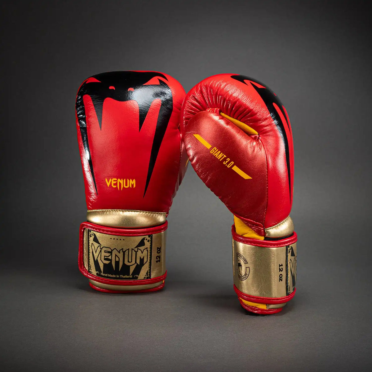 Venum Giant 3.0 Boxing Gloves - Red/Yellow/Gold