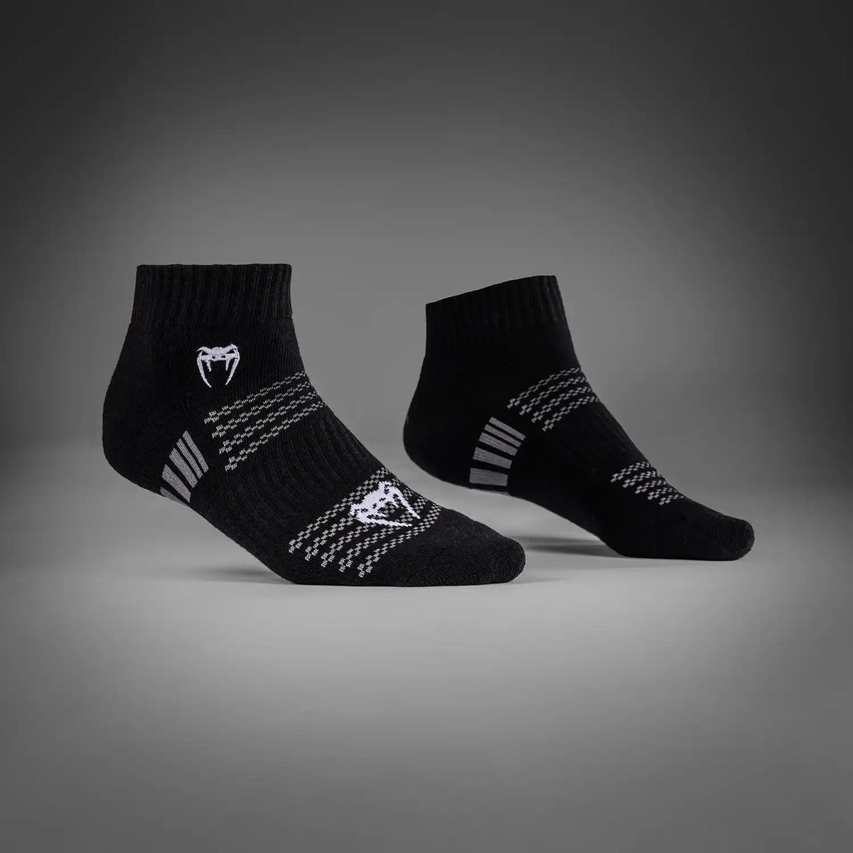 Venum Vector Ankle Socks 3 Pack - Black/Grey