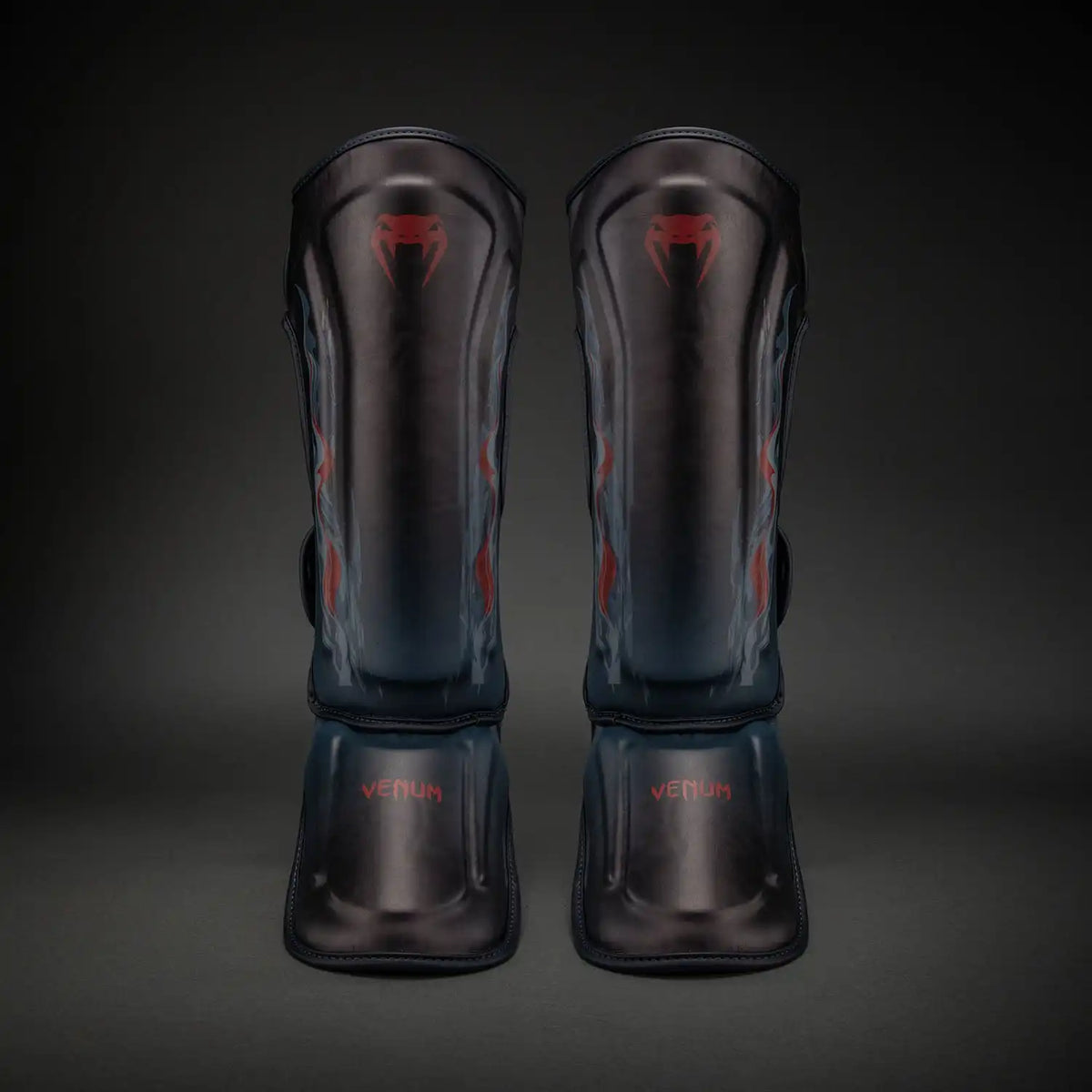 Venum Demon Shin Guards - Black/Grey