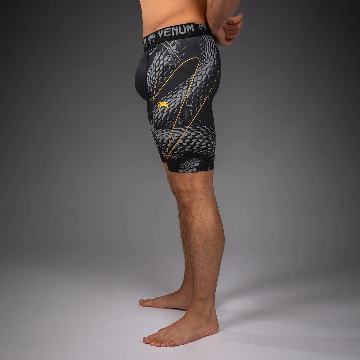 Venum Matupa Vale Tudo Shorts - Black/Grey/Gold