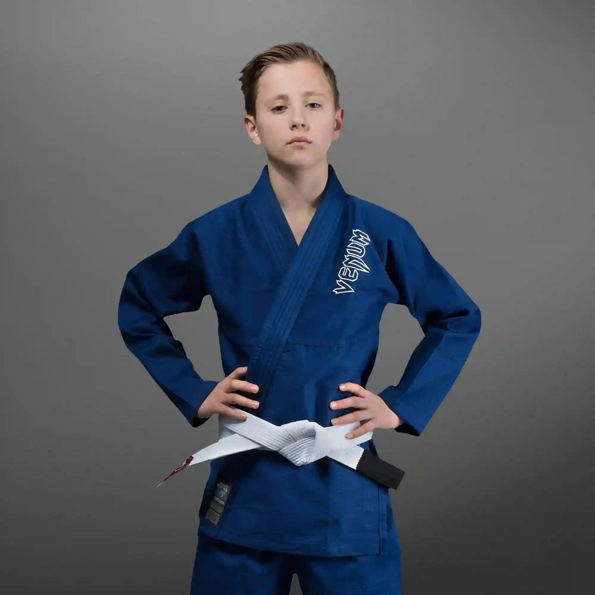 Venum Contender Kids BJJ Gi (Free white belt included) -Blue