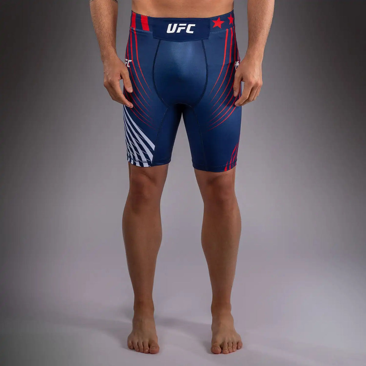 Men's Official UFC Freedom 250 by Venum Blue Authentic Fight Night Vale Tudo Short