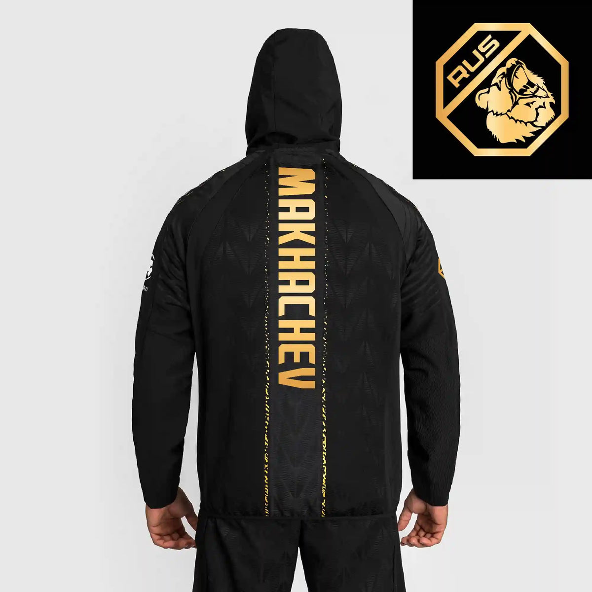 Men's UFC Zenith by Venum Champion Authentic Fight Night Walkout Hoodie personalized Makhachev