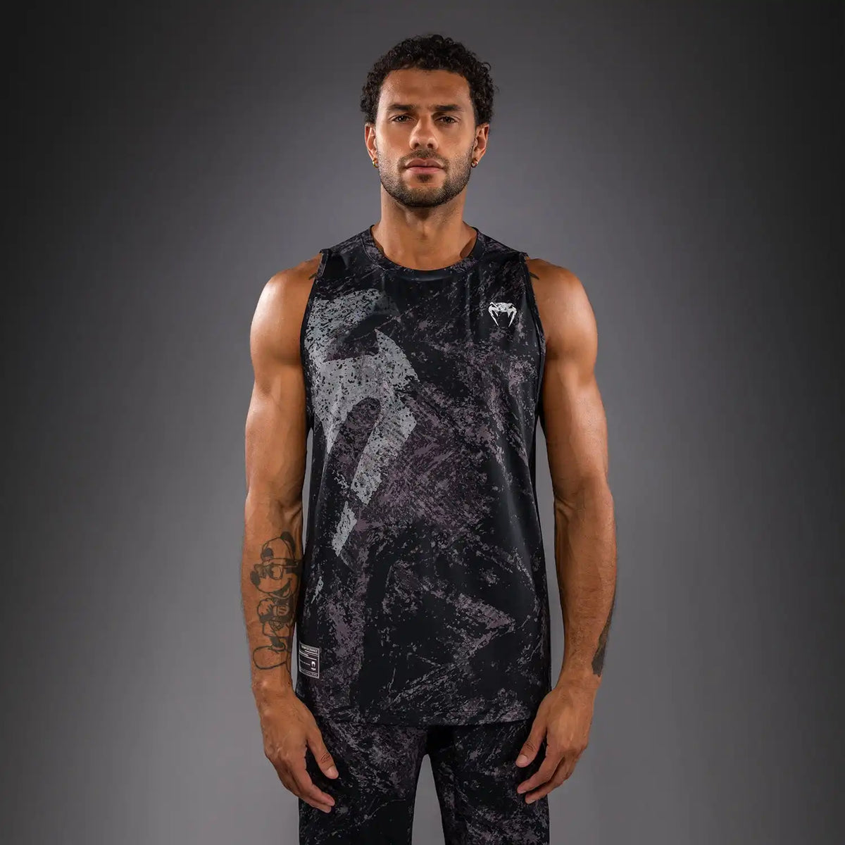 Venum Rage & Workout Dry Tech Tank Top - Black/Grey