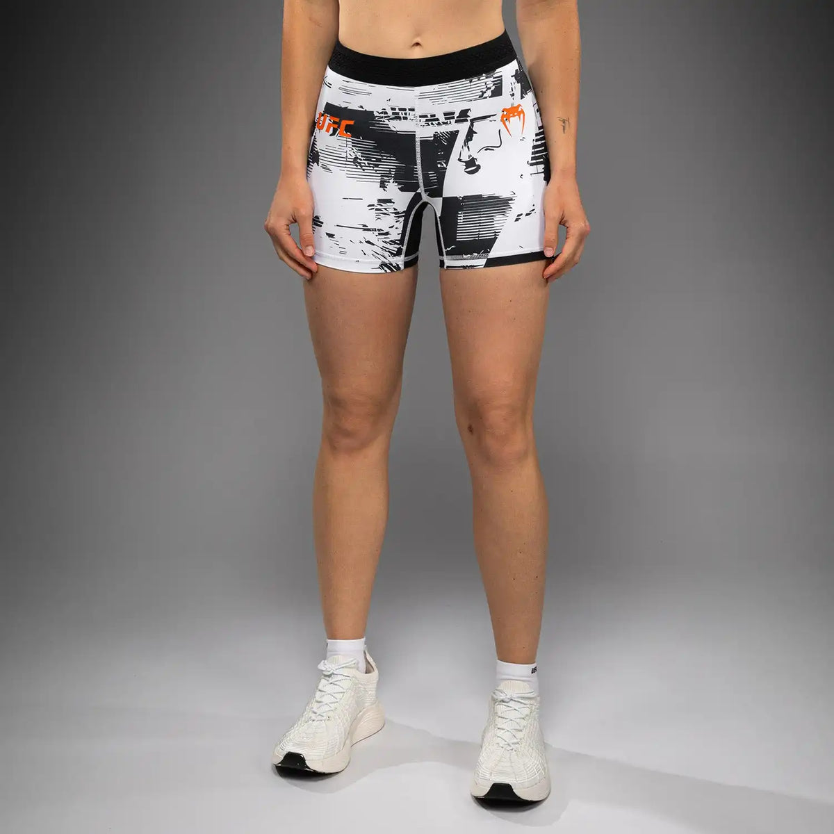 Women’s UFC Zenith by Venum White Authentic Fight Week Performance Vale Tudo Short