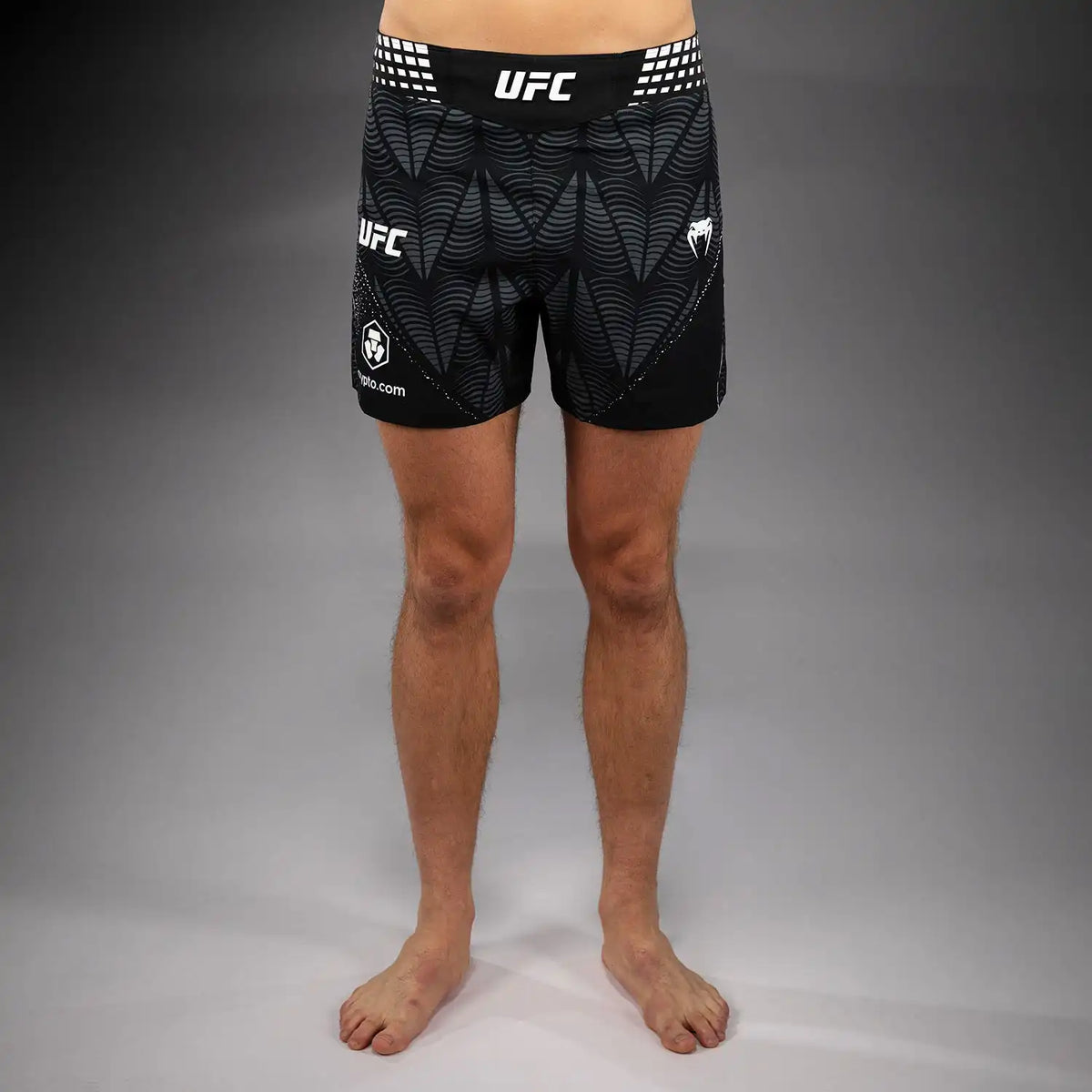 Men's UFC Zenith by Venum Black Authentic Fight Night Short Fit Fight Short - Steveson