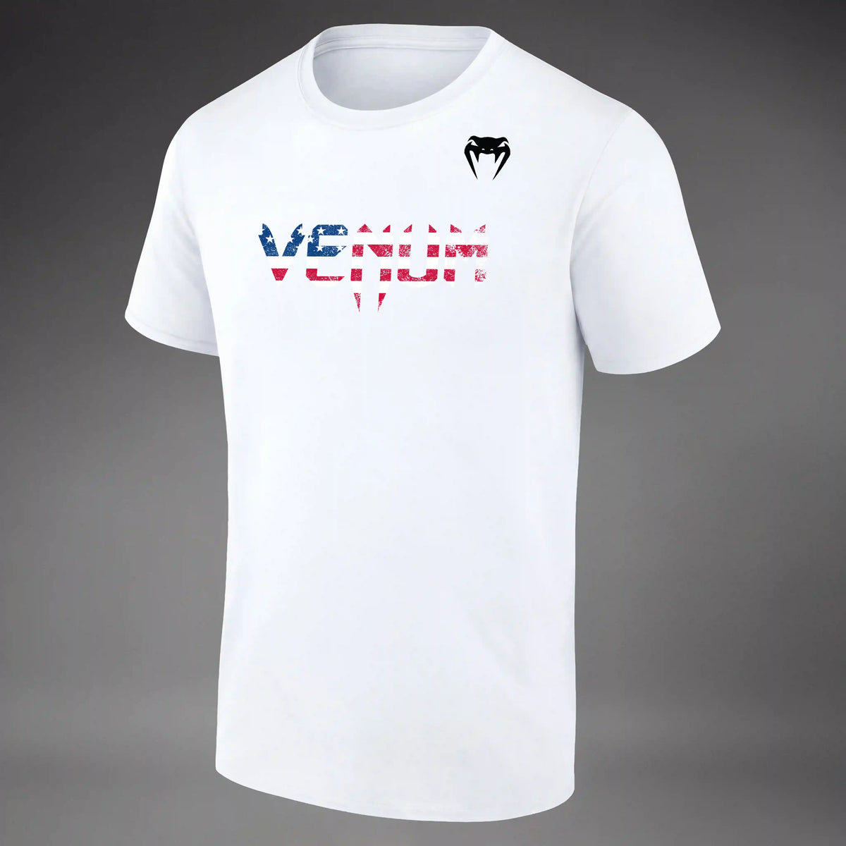 Venum Classic USA Kids Short Sleeve T-Shirt - White/Black