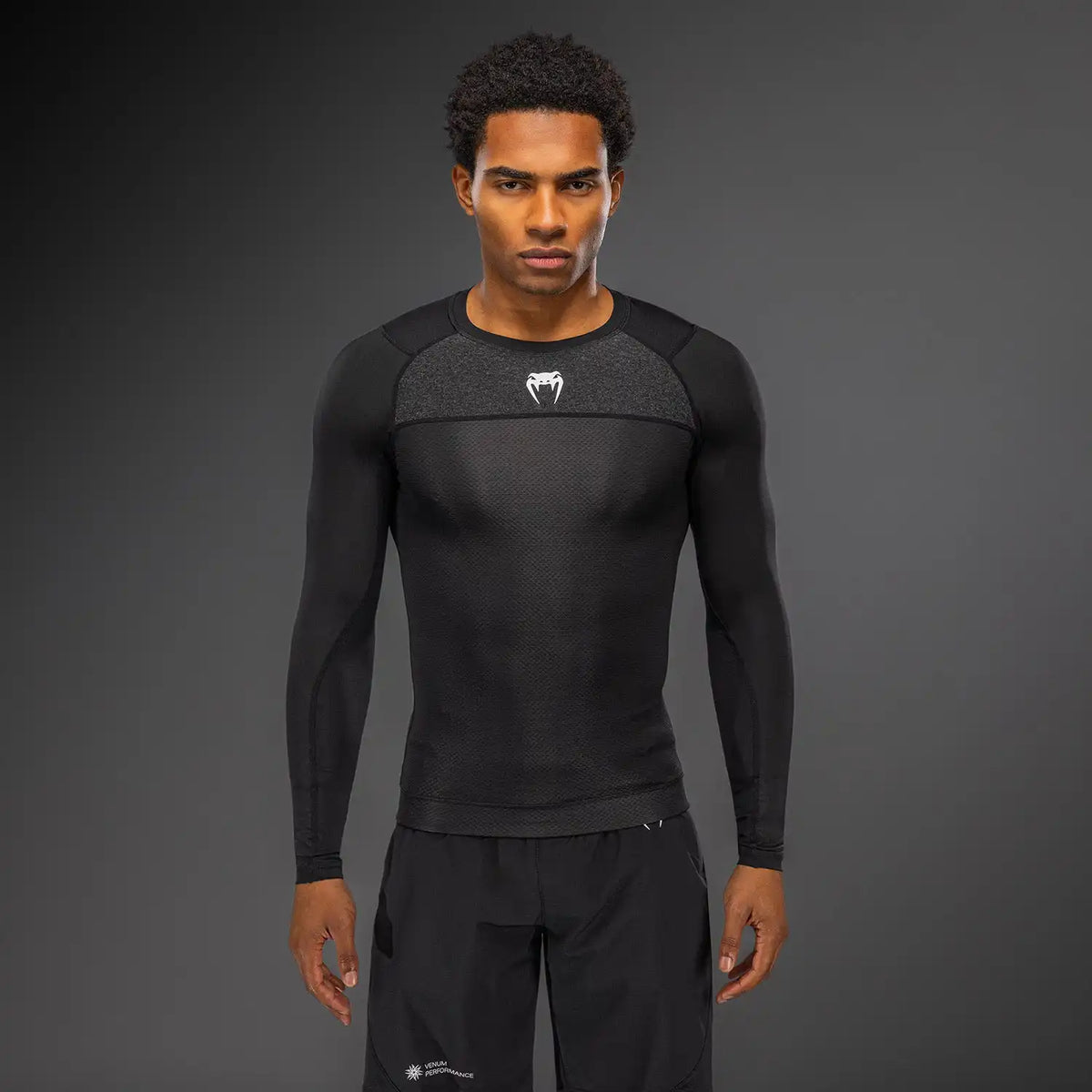 Venum G-Fit Scale Long Sleeve Rashguard - Black