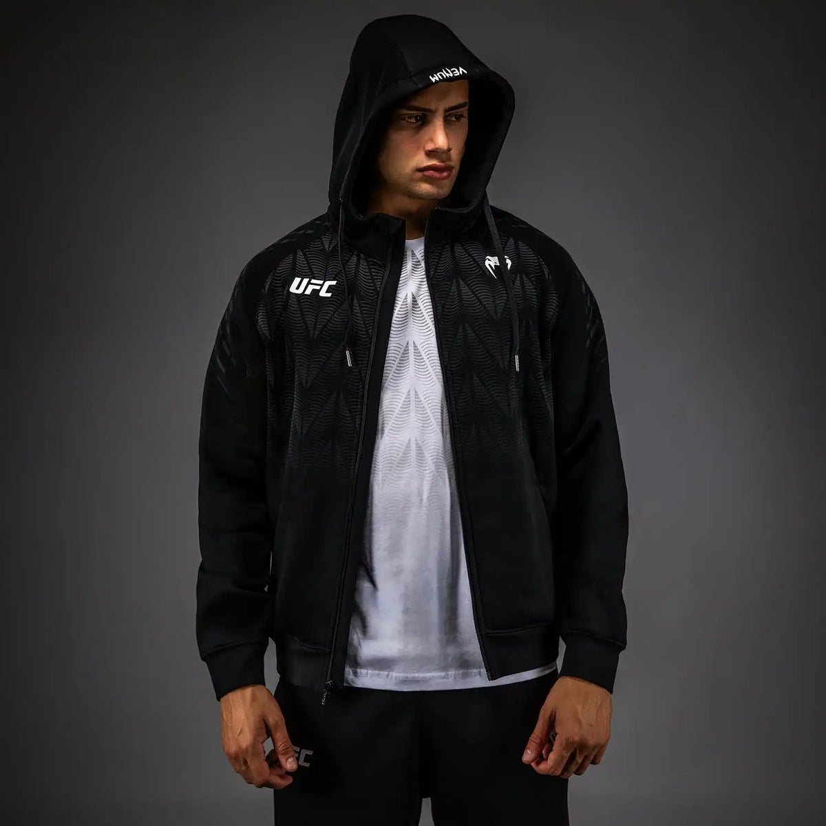 Men’s UFC Zenith by Venum Replica Black Zip Hoodie