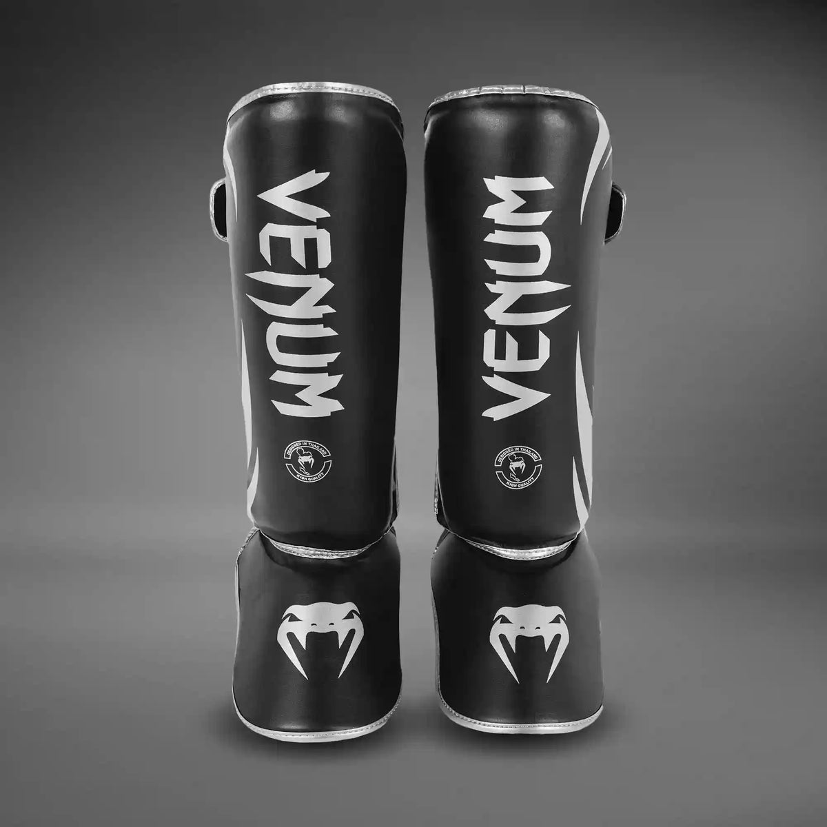 Venum Challenger Standup Shin Guards - Black/Silver