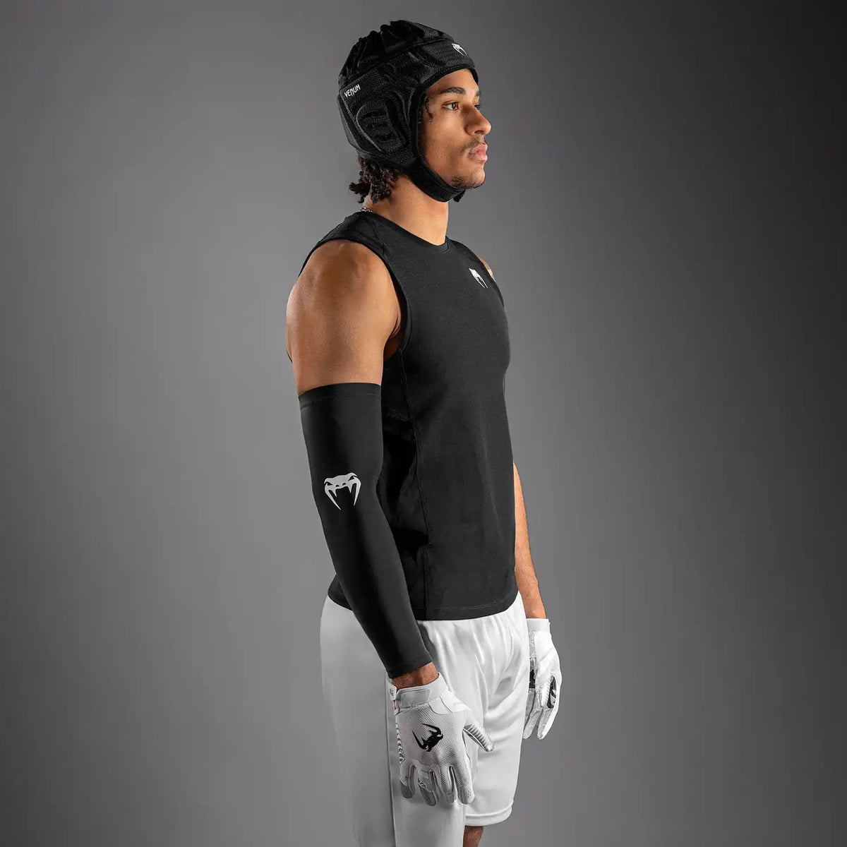 Venum Elite Personalized Football Sleeveless Compression Jersey - Black
