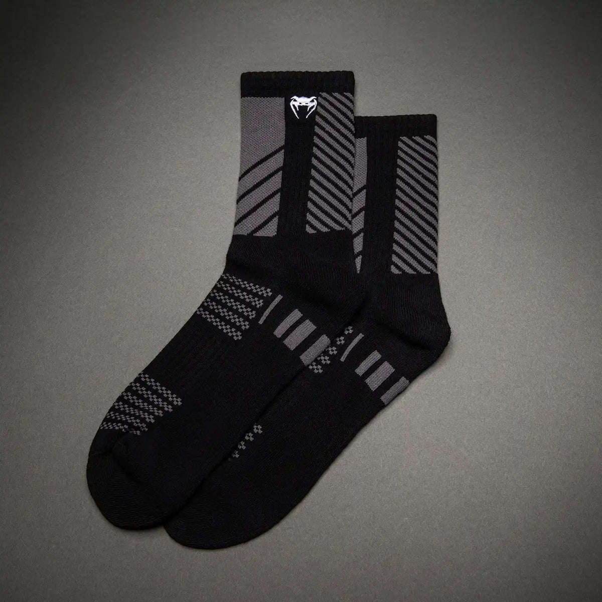 Venum Vector Crew Socks - Black/Grey