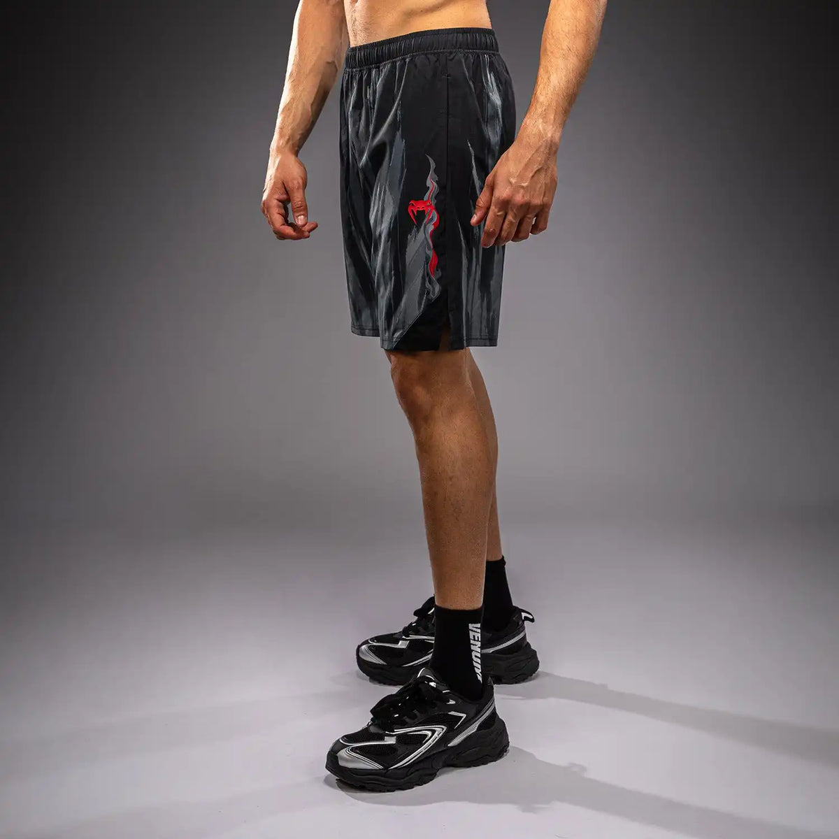 Venum Demon Training Shorts - Black/Grey