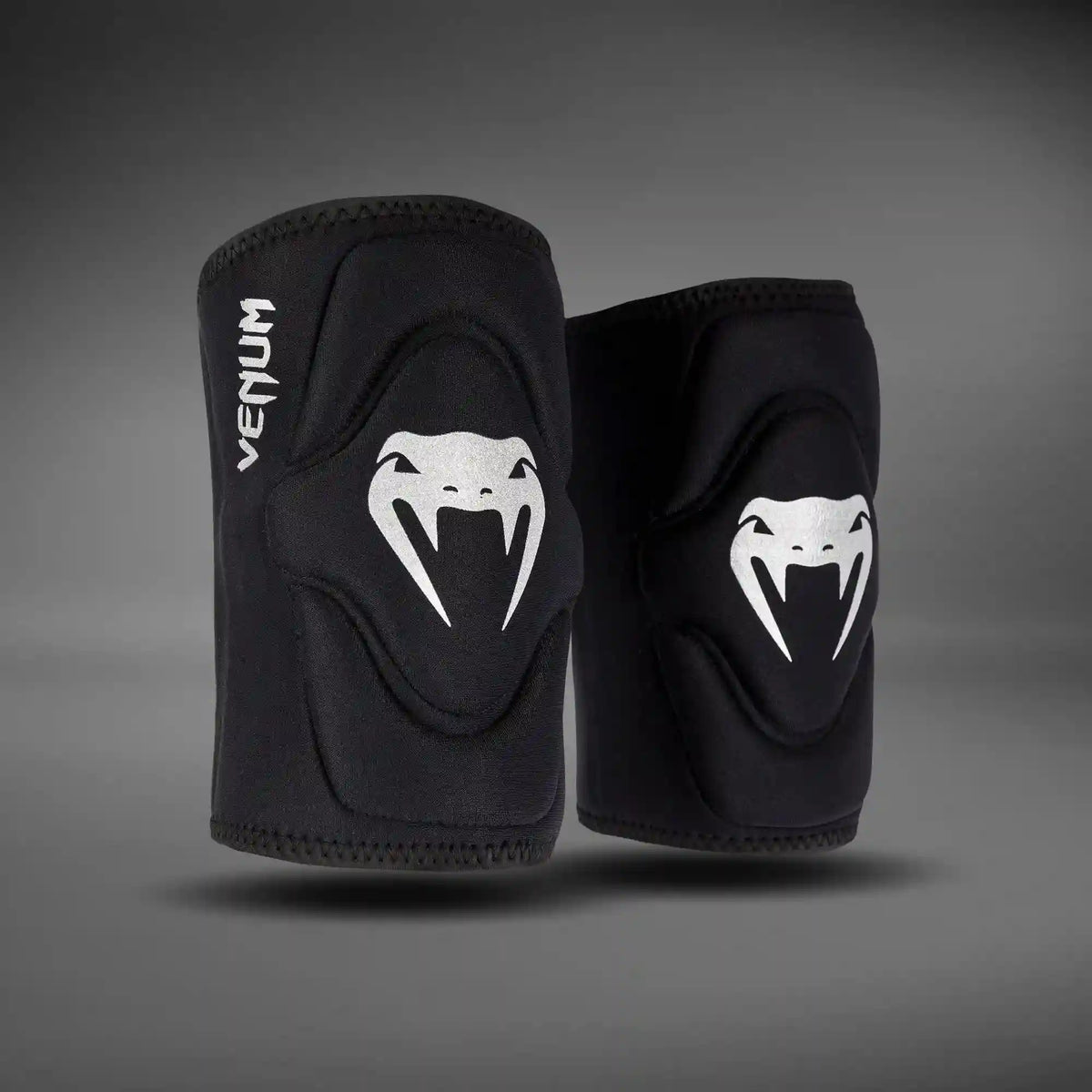 Venum Gel Kontact Knee Pads - Black/Silver