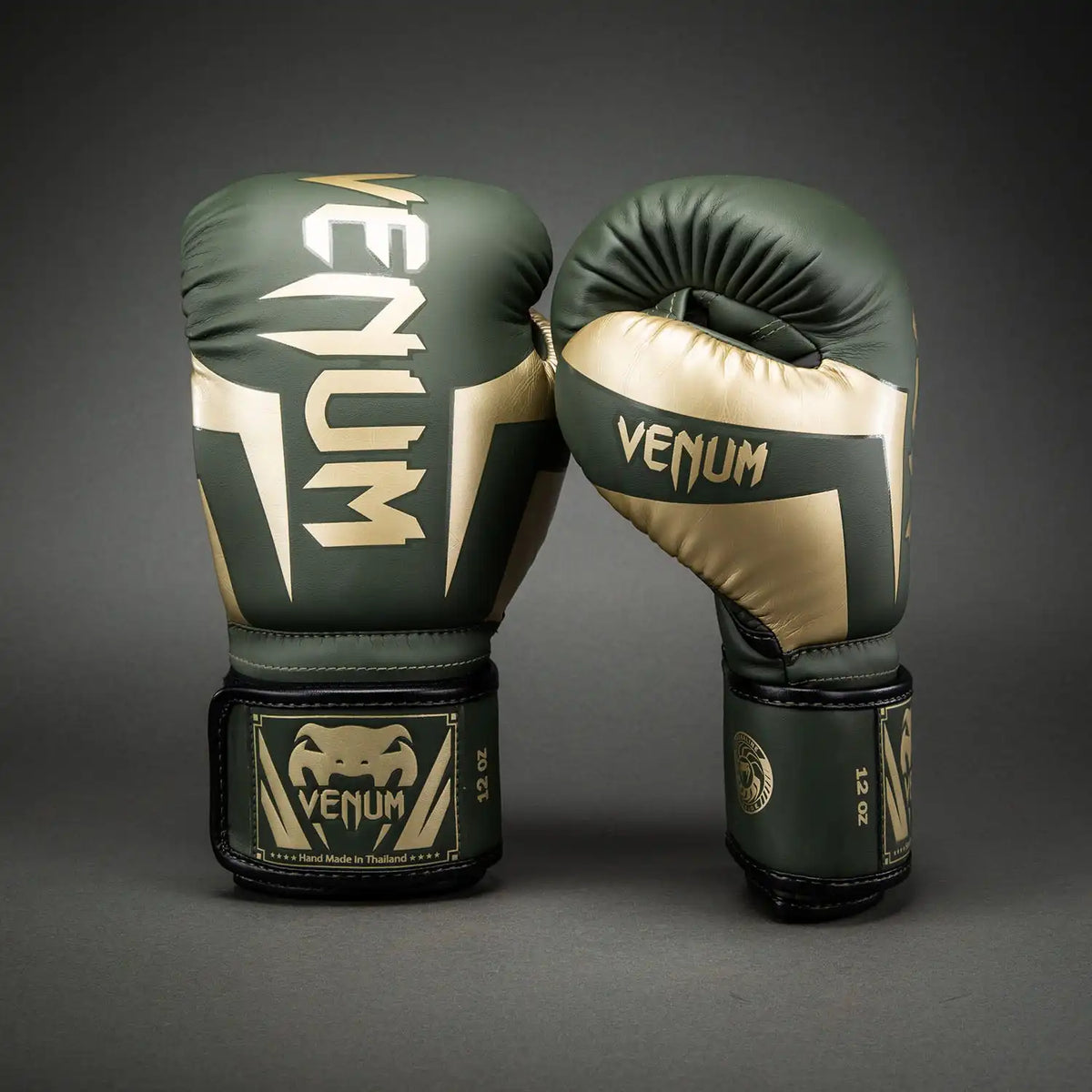 Venum Elite Boxing Gloves - Khaki