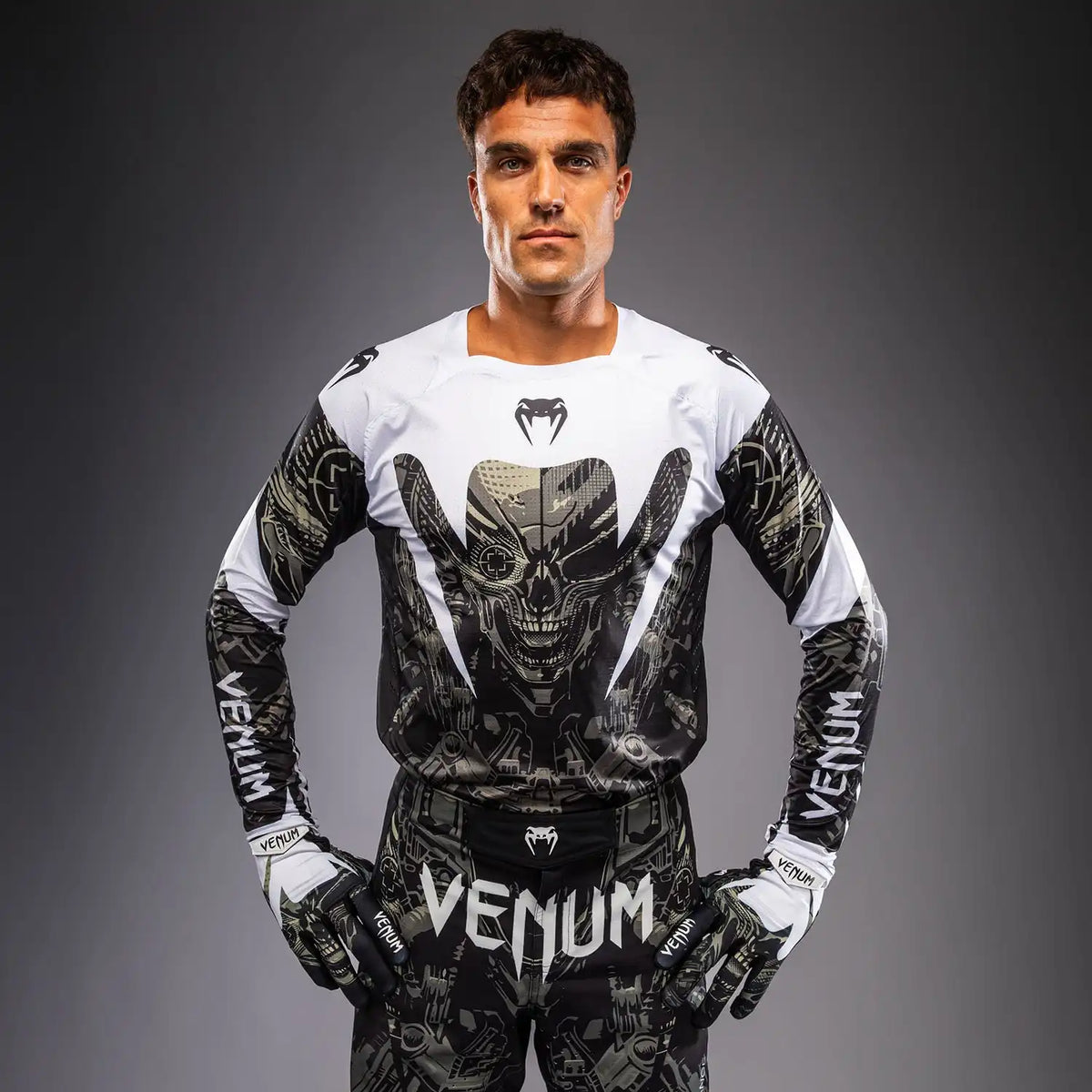 Venum MX Elite Alien Jersey - Black/Sand