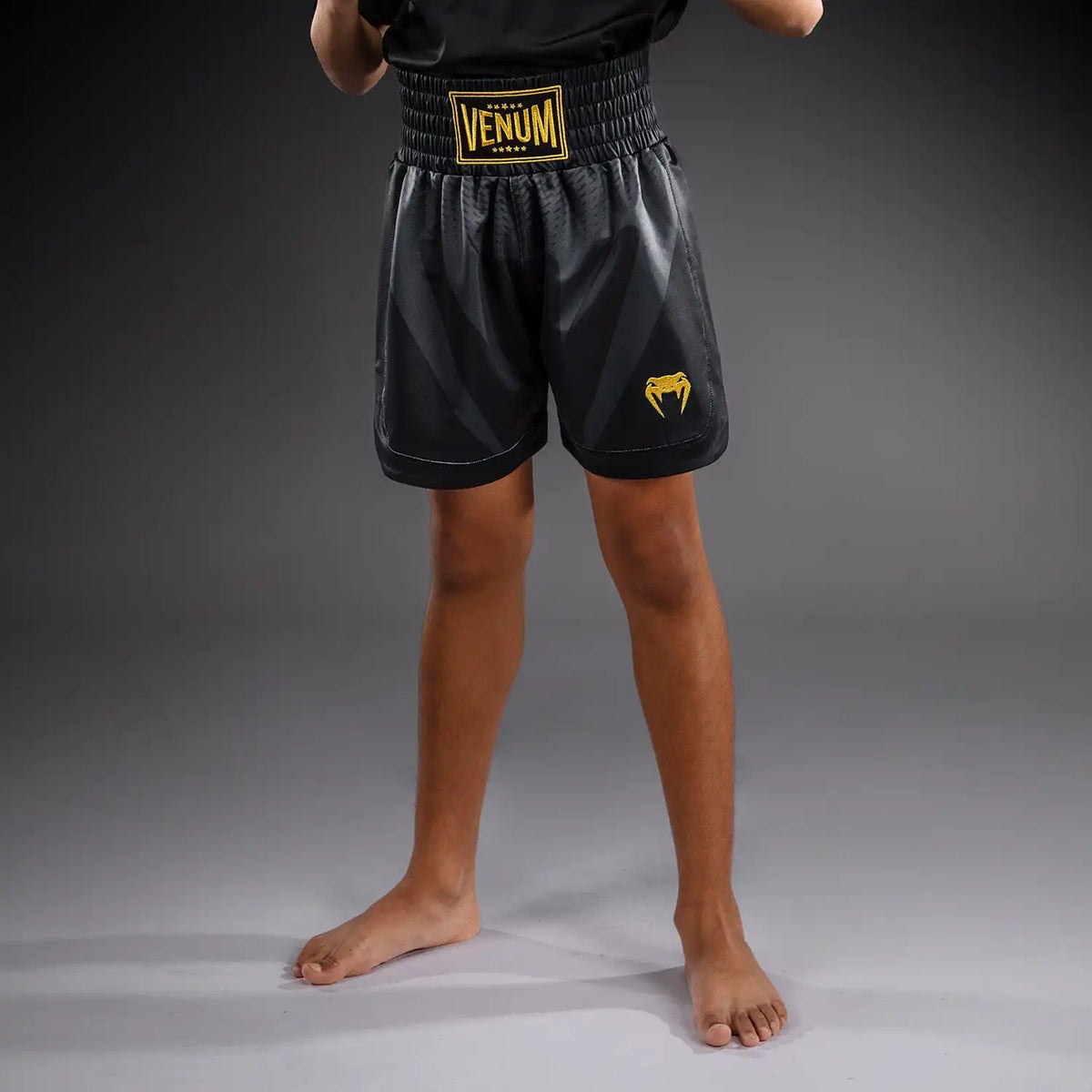 Venum Attack Boxing Shorts for Kids - Black/Gold