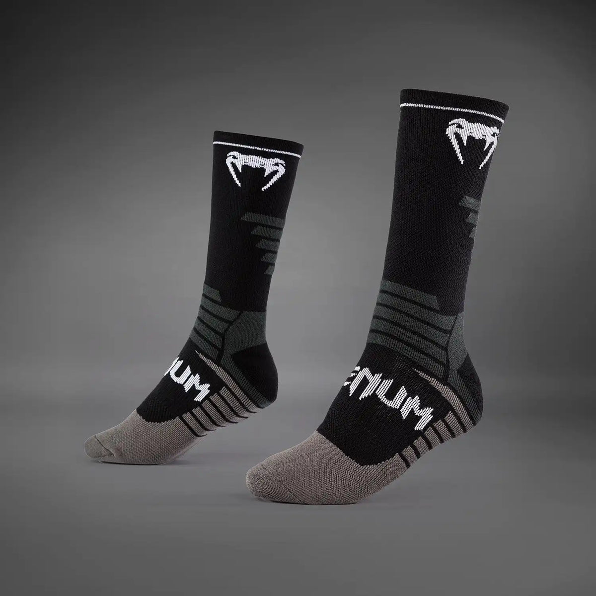 Venum Elite Performance Crew Socks - Black/White