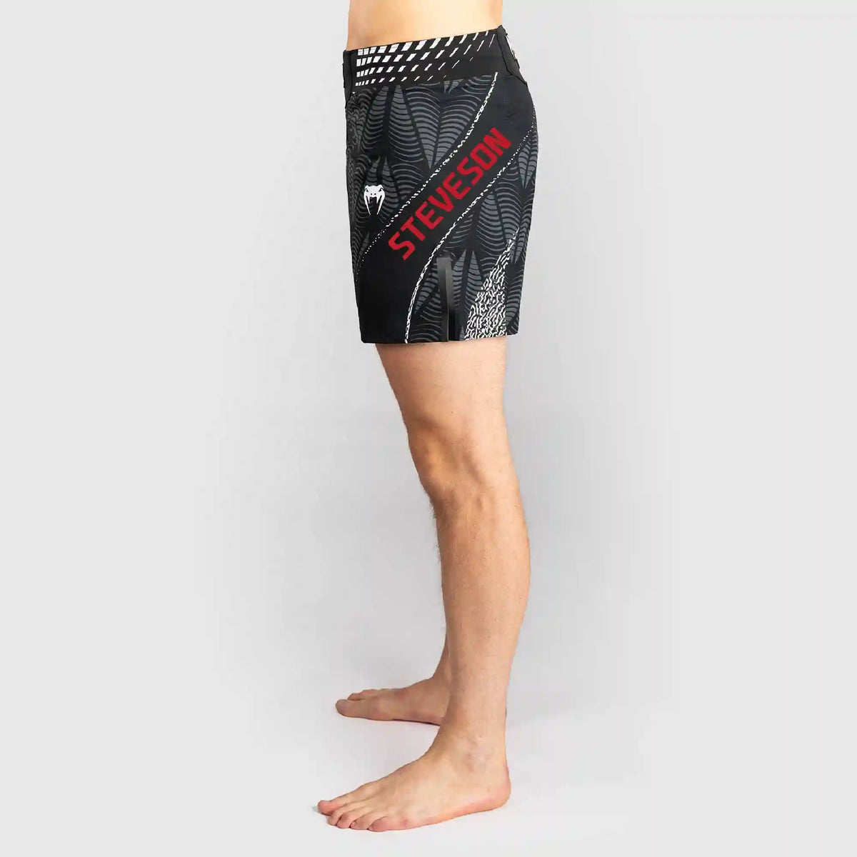 Men's UFC Zenith by Venum Black Authentic Fight Night Short Fit Fight Short - Steveson