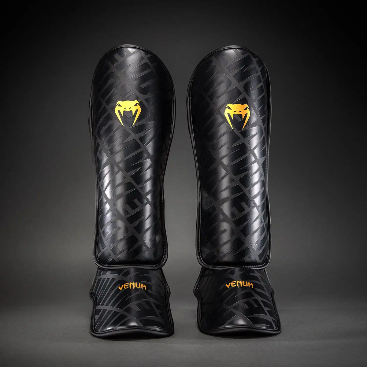 Venum Contender 1.5 XT 3D Shin Guards - Black/Gold