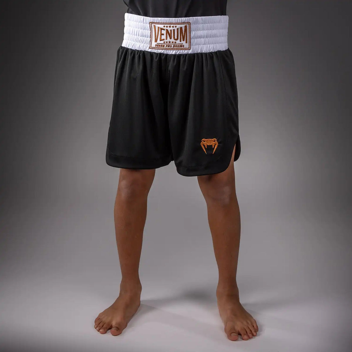 Venum Classic Youth Boxing Shorts - Black/Gold