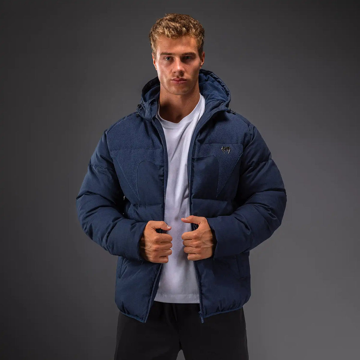 Venum Attack Urban Gi Down Jacket - Navy Blue