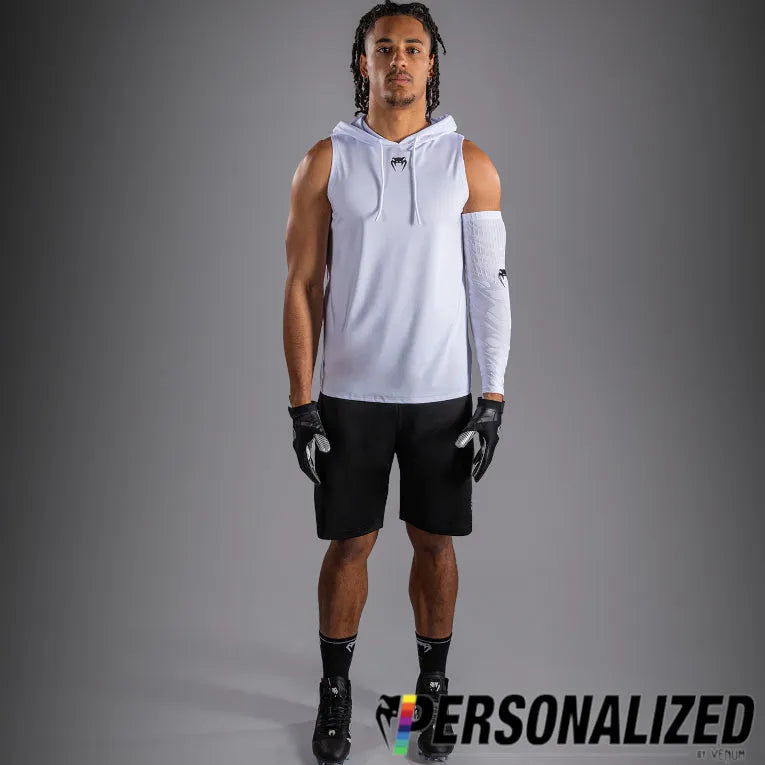 Venum Elite Personalized Sleeveless Dry-Tech Hoodie - White