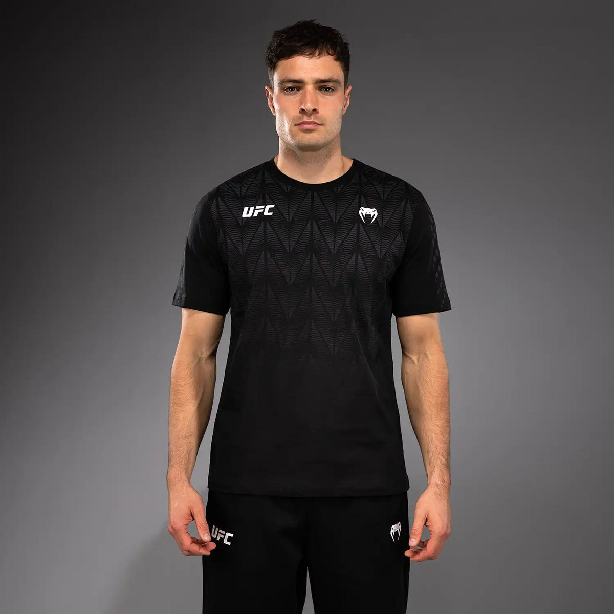 Men's UFC Zenith by Venum Replica Black T-Shirt Personalized