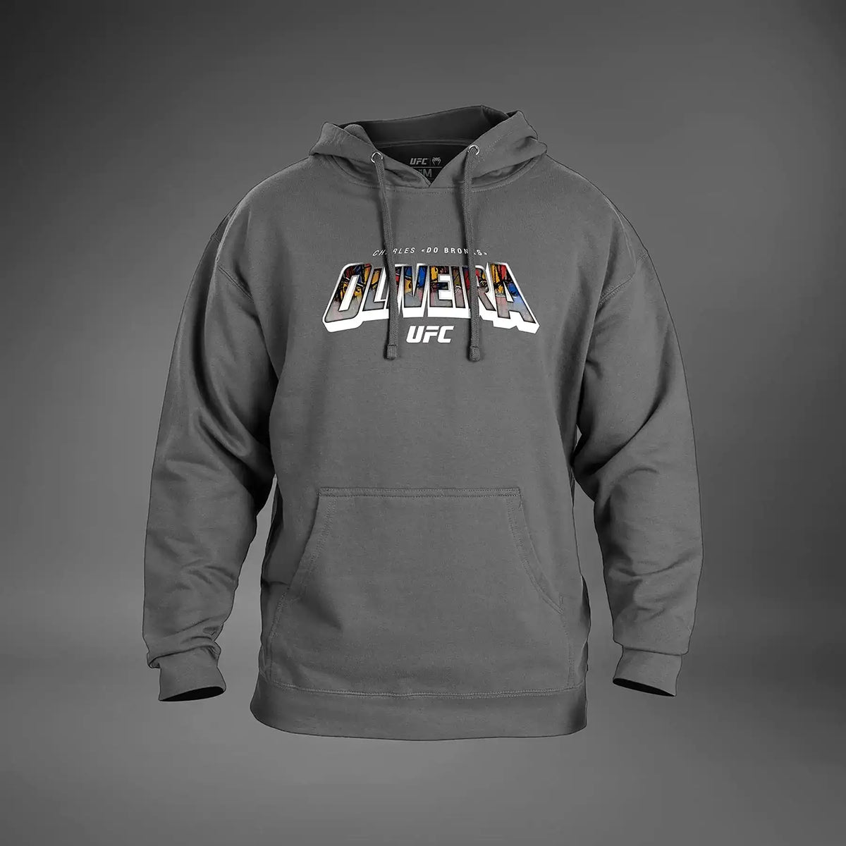 Men's UFC Unrivaled by Venum Heather Grey Charles Oliveira Hoodie
