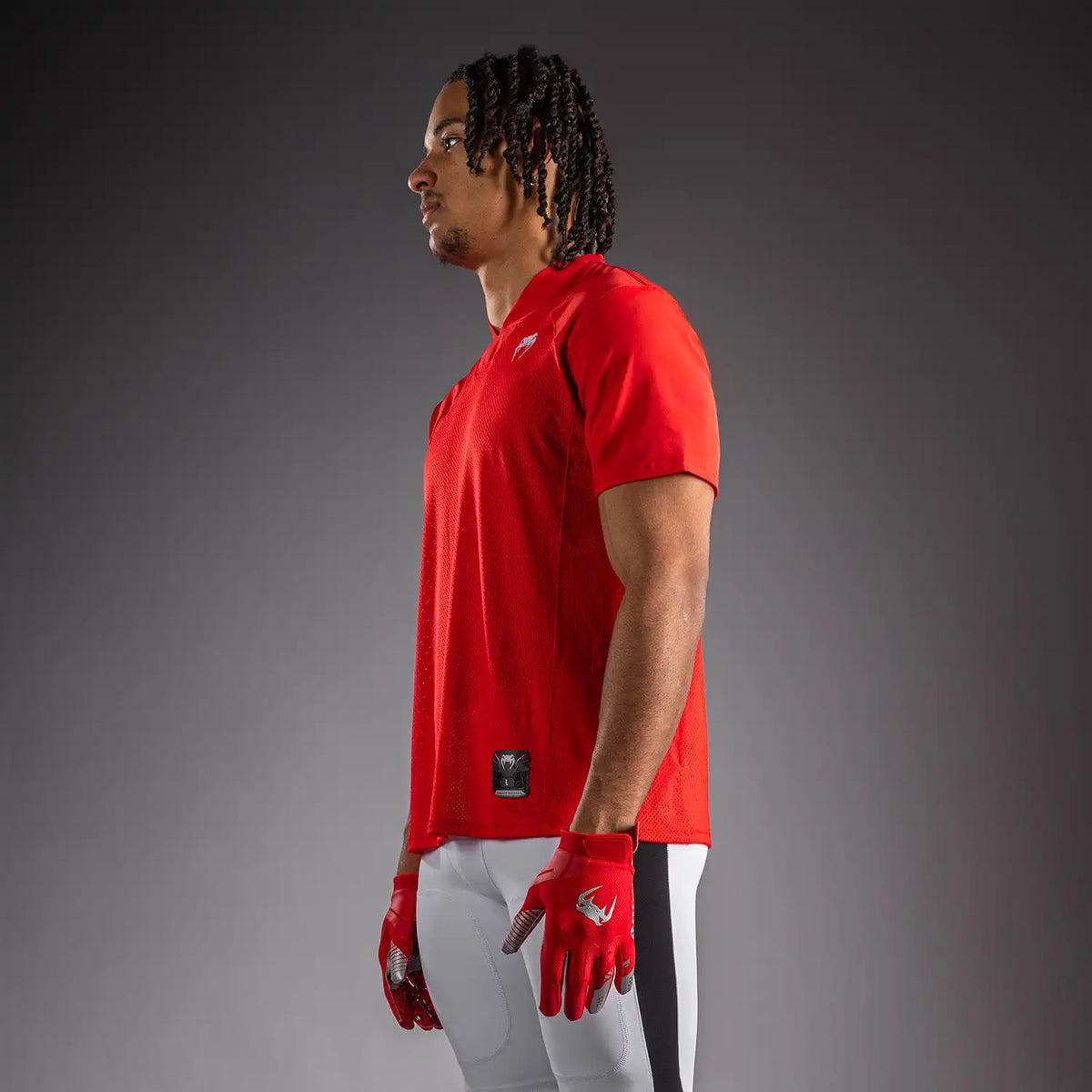 Venum Elite Personalized Football Short Sleeve Jersey - Red