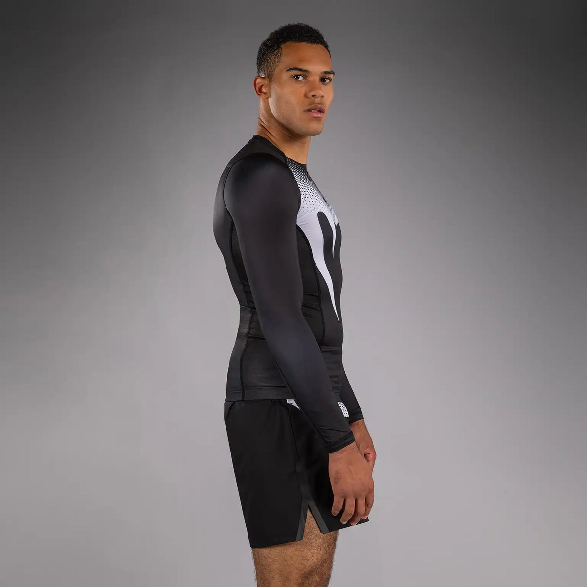 Venum No Gi Rashguards - Black/White
