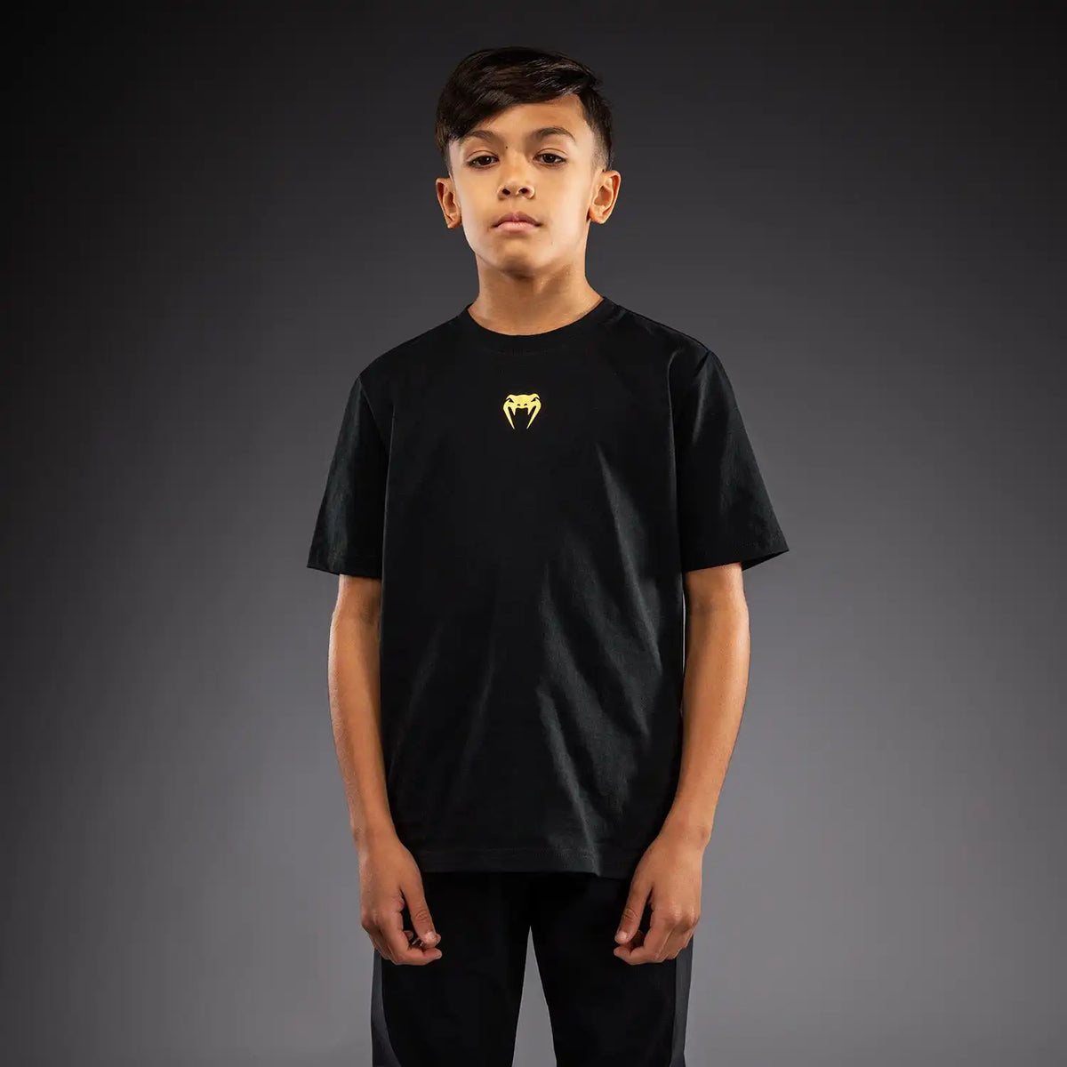 Venum Essential Kids Cotton T-shirt - Black/Gold