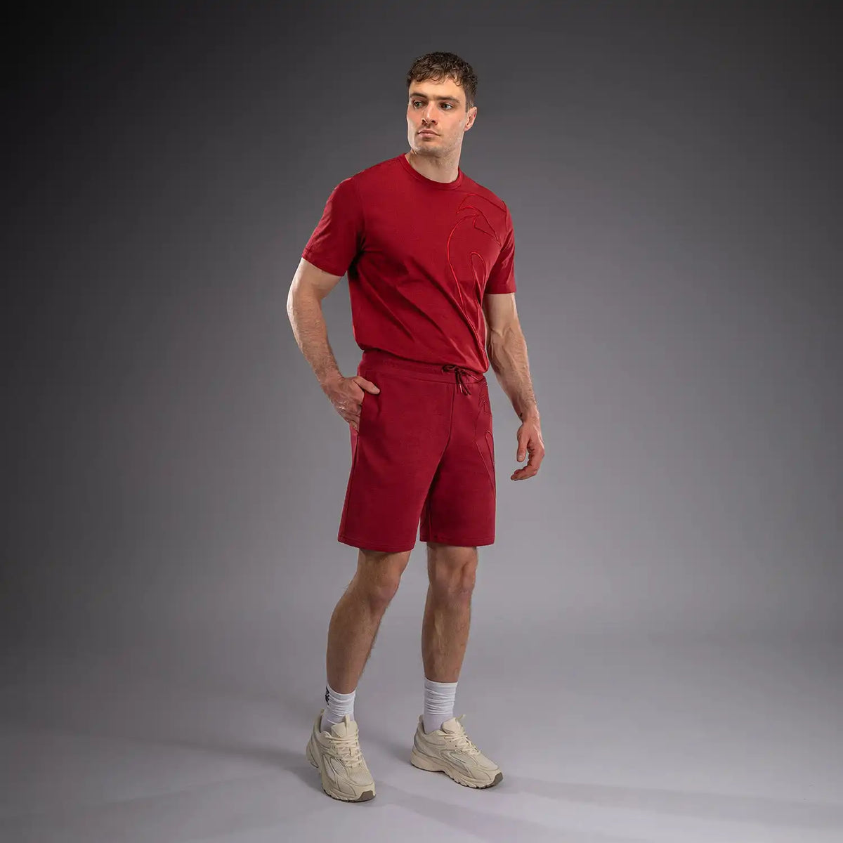 Venum Giant 3D Cotton Shorts - Red