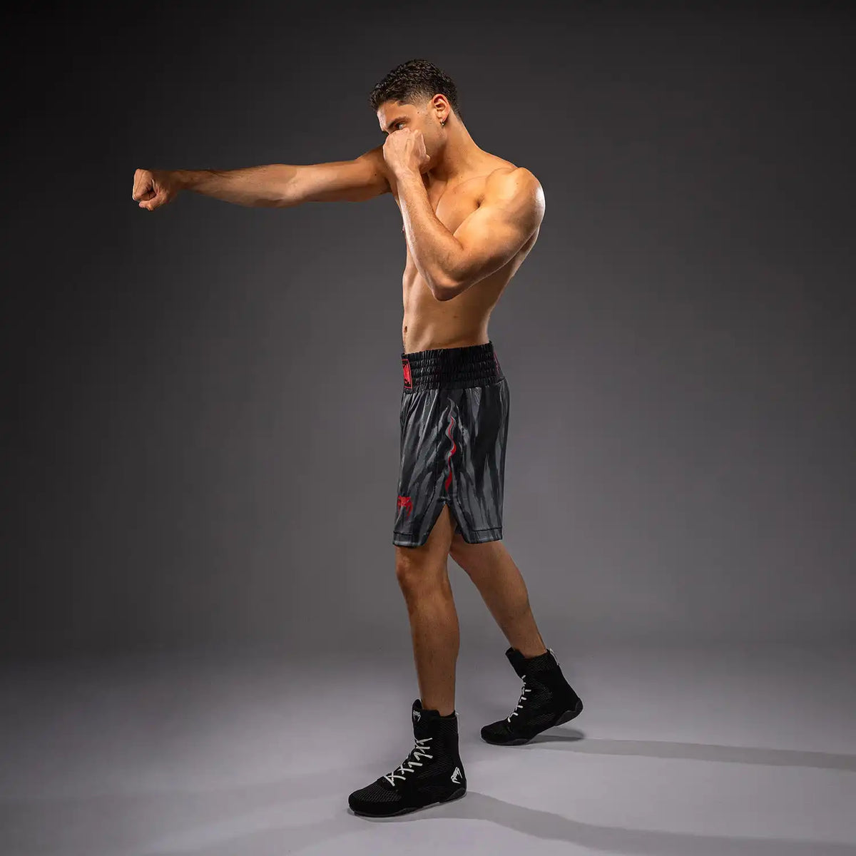 Venum Demon Boxing Shorts - Black/Grey