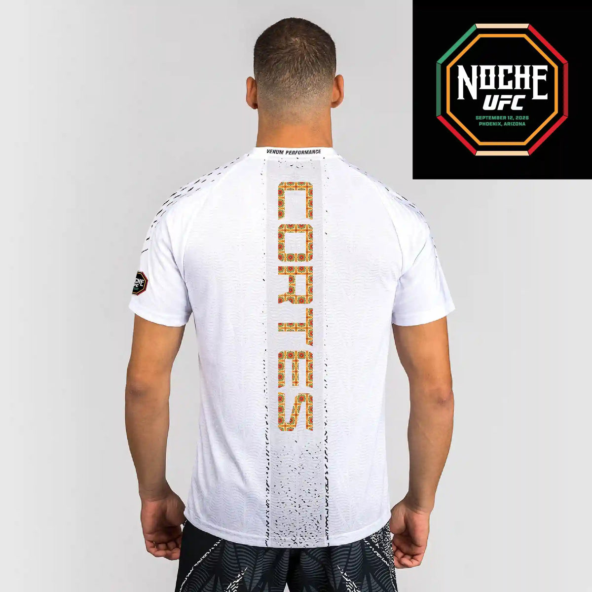 Men's UFC Zenith by Venum White Authentic Noche UFC Fight Night Walkout Jersey - Waldo Cortes Acosta