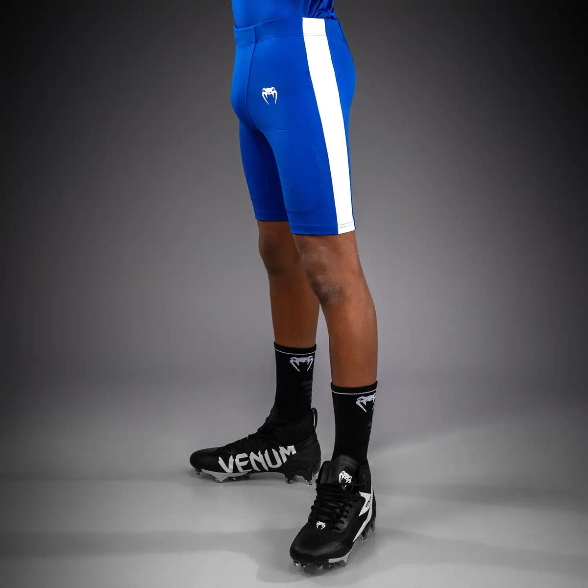 Venum Elite Kids Personalized Football Compression Shorts - Royal Blue