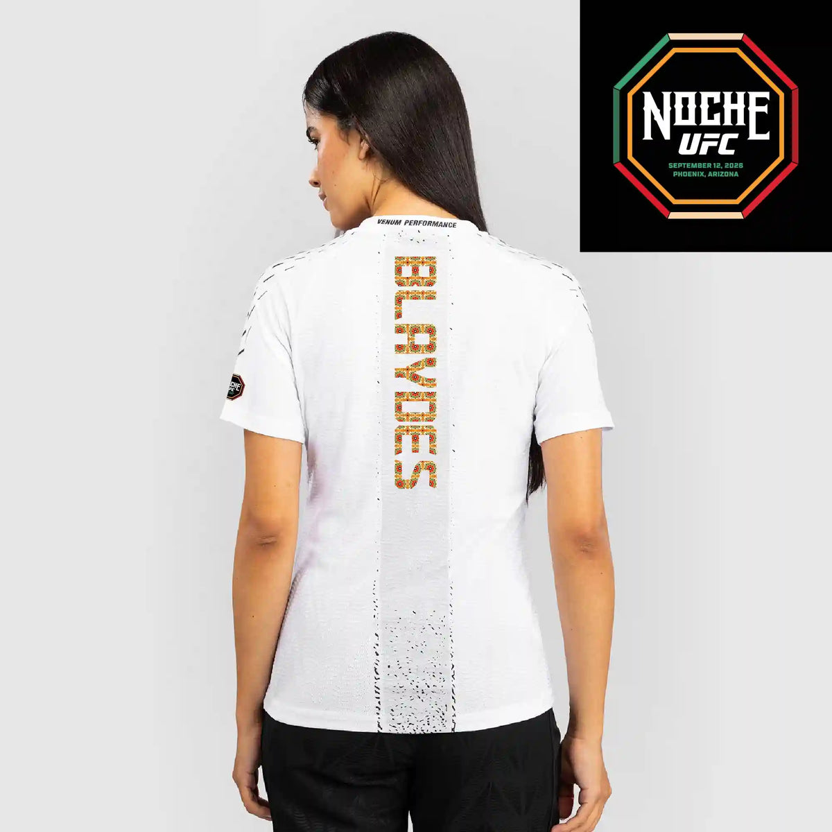 Women's UFC Zenith by Venum White Authentic Noche UFC Fight Night Walkout Jersey - Blaydes