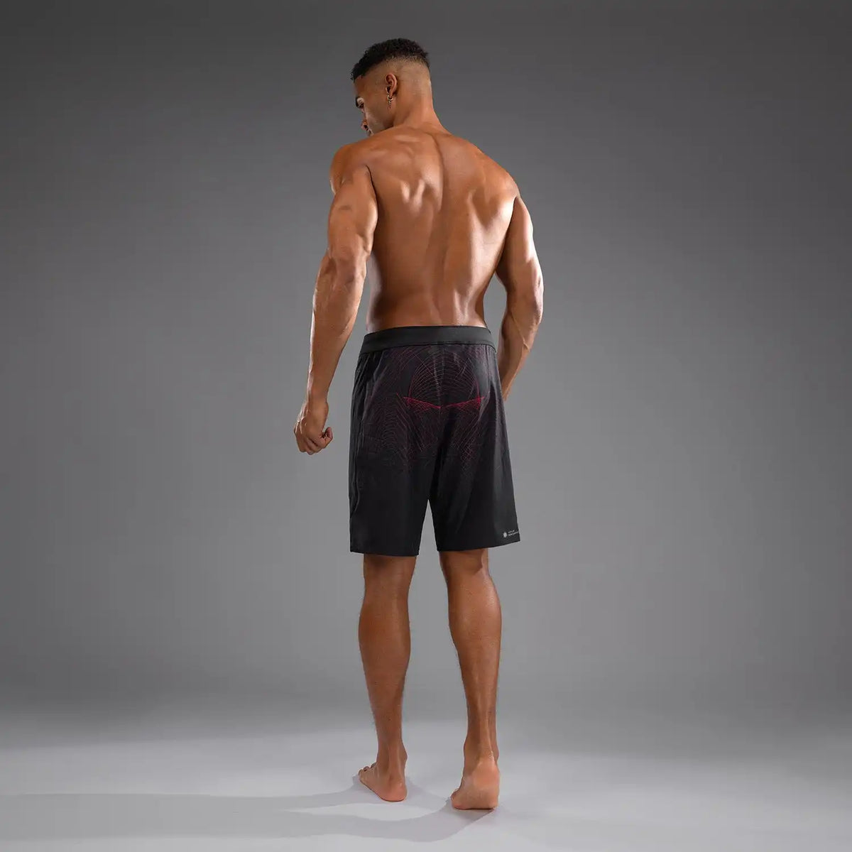 Venum G-Fit Air Men's Fight Shorts - Deep Black/Fire Red
