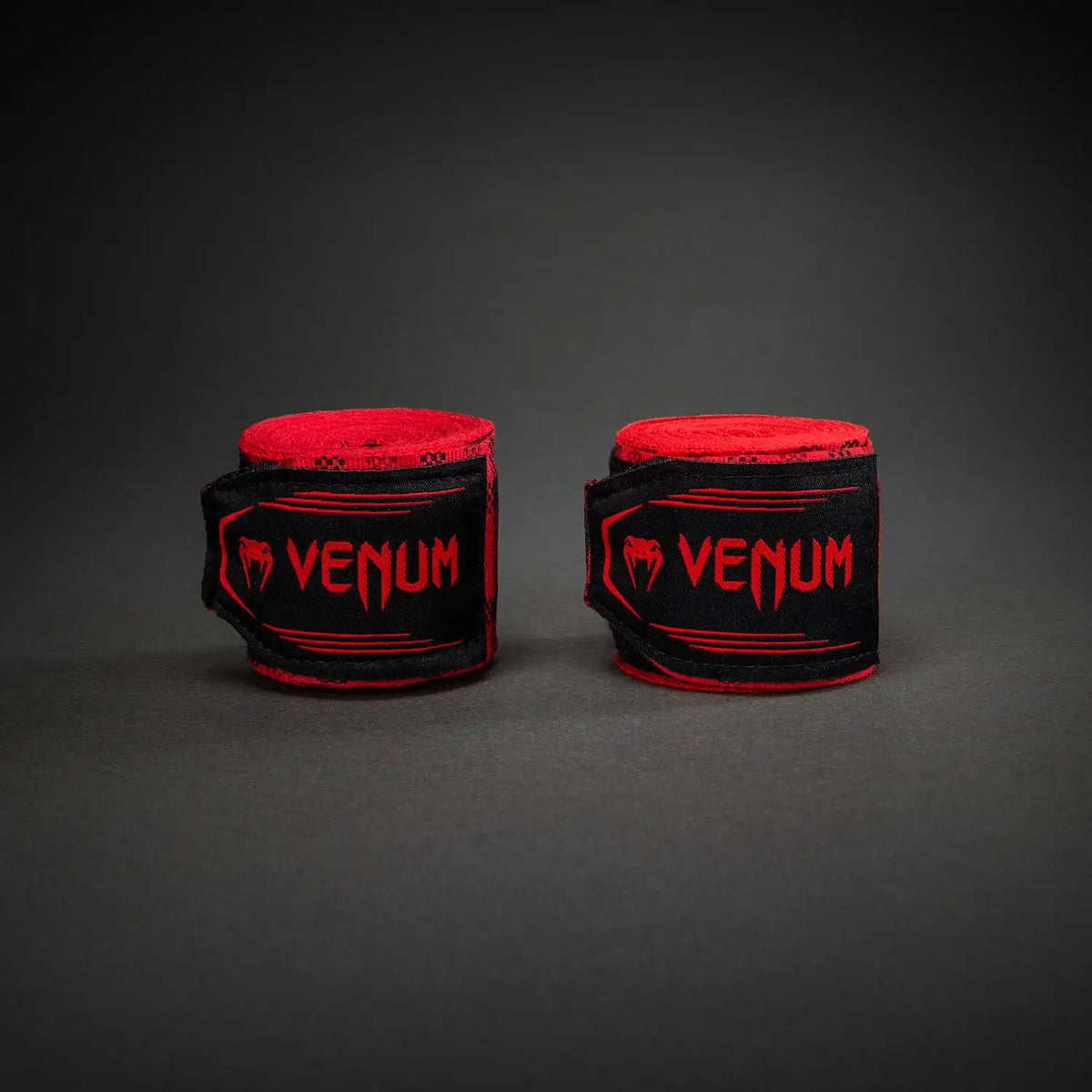 Venum Kontact Evo Tartan Handwraps - Fury Red