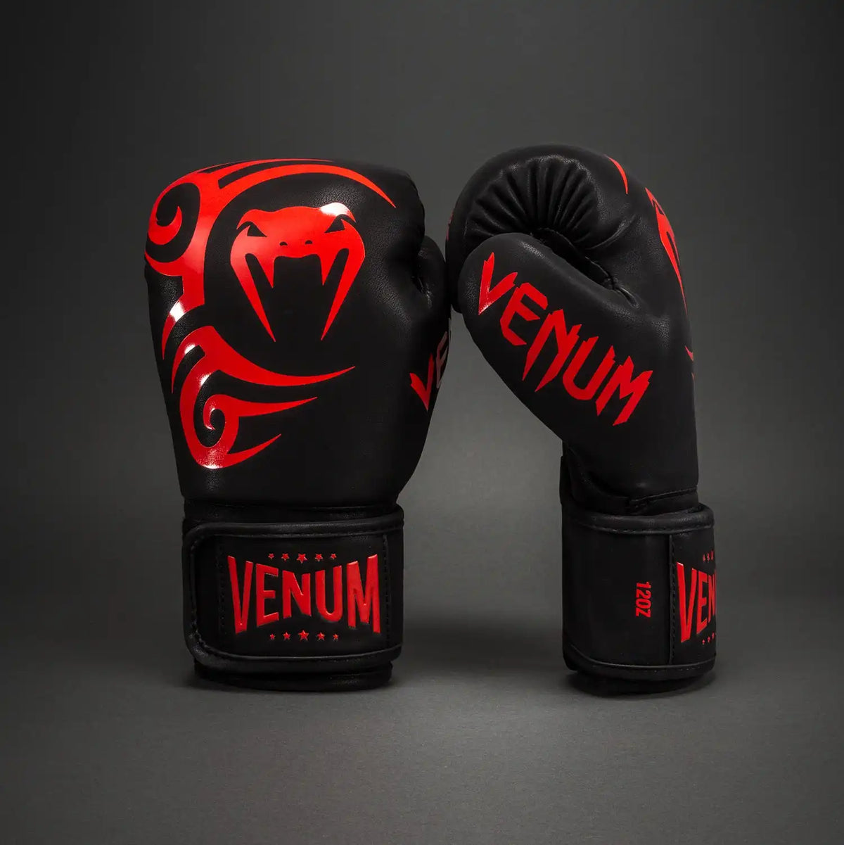 Venum Mike Tyson Replica Boxing Gloves - Black/Red