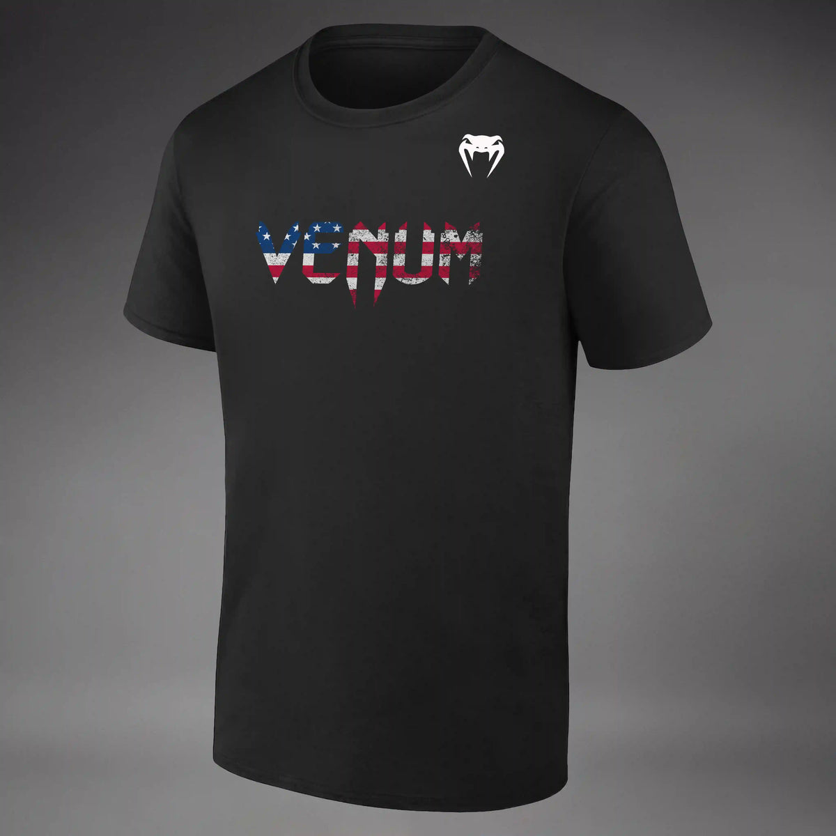 Venum Classic USA Kids Short Sleeve T-Shirt - Black/White