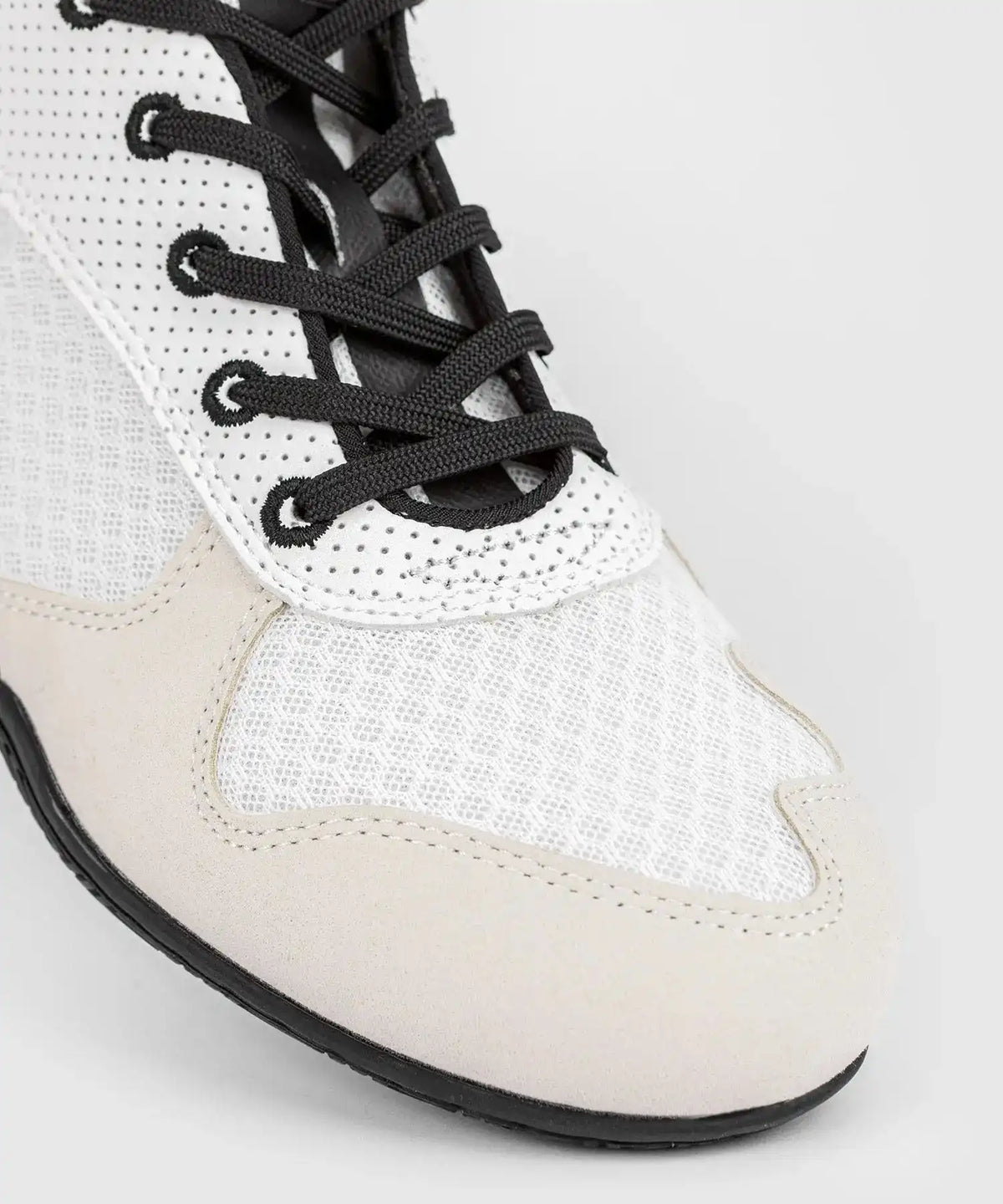 Venum Elite Boxing Shoes - White/Black
