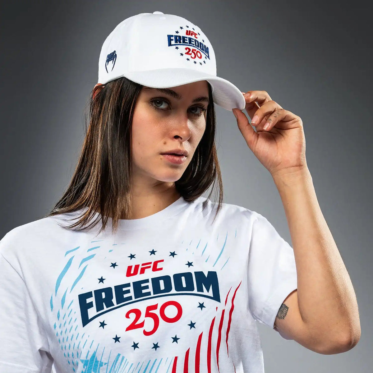 UFC Freedom 250 Official Weigh-In Tshirt - White