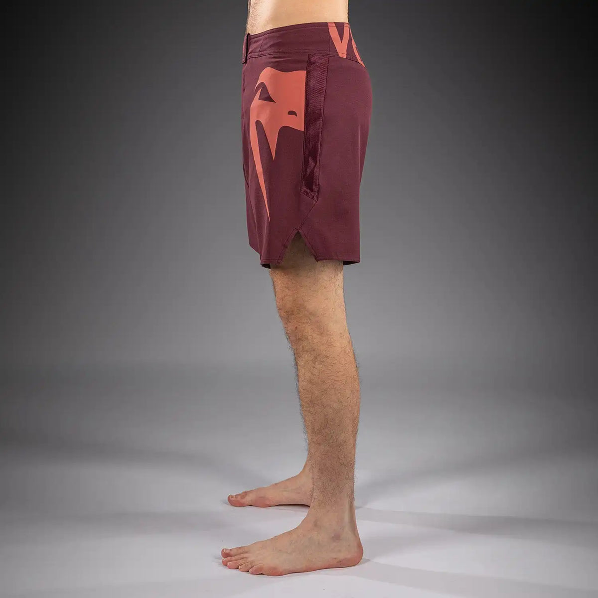 Venum Light 5.0 Fightshorts - Dark Brown/Terracota