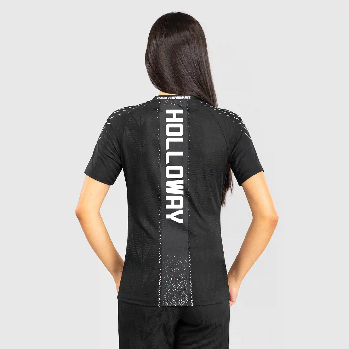 Women's UFC Zenith by Venum Black Authentic Fight Night Walkout Jersey - Holloway